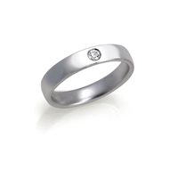 Anello Anteo Donna Tu Ed Io in Oro bianco Diamante 0.06 Ct 1820D-14 - 1820D-14